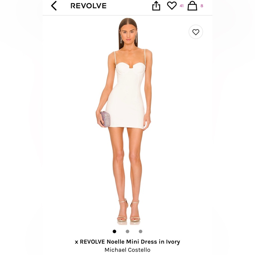 X REVOLVE NOELLE MINI DRESS by Michael Costello